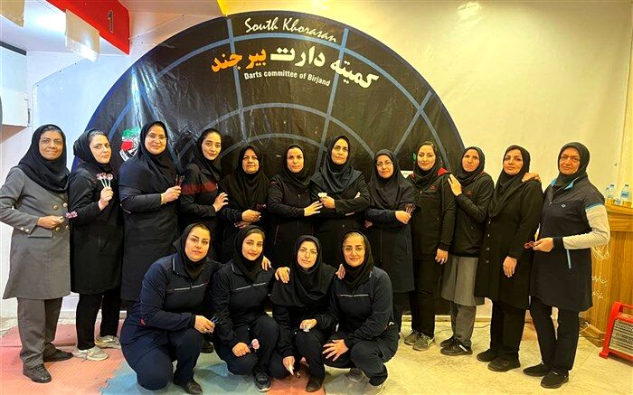 فرهنگیان خراسان جنوبی  قهرمان مسابقات دارت  خراسان جنوبی شدند