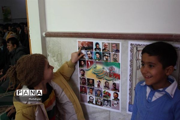 برگزاری نماز جمعه در روستای محمد آباد عرب‌ها بخش جوادآباد
