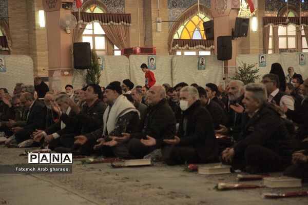 مراسم پرفیض ندبه خوانی در پاکدشت