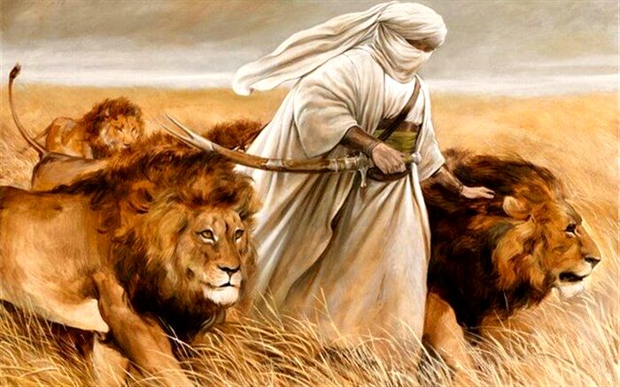 نقاشی جدید حسن روح‌الامین برای حضرت علی(ع)