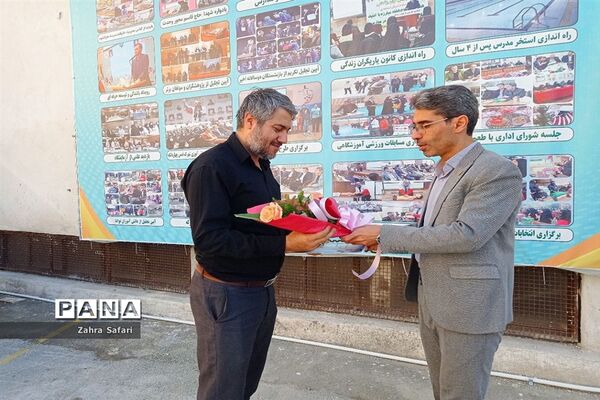 دیدار عیدانه با یکی از بهترین‌های مدرسه در رودهن