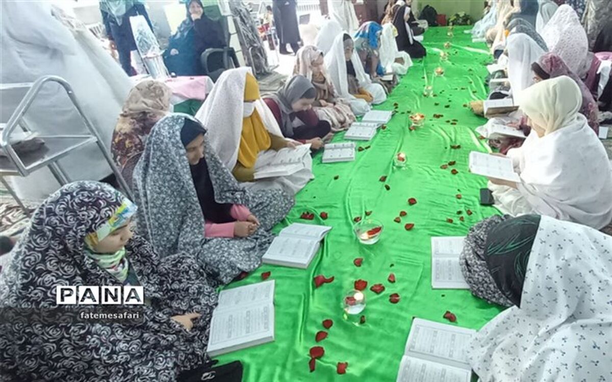 شرکت بیش از ۹۰ دانش‌آموز فیروزکوهی در مراسم معنوی اعتکاف