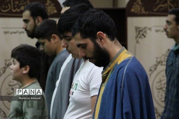 برگزاری مراسم اعتکاف دانش‌آموزان پسر مدارس شهرری