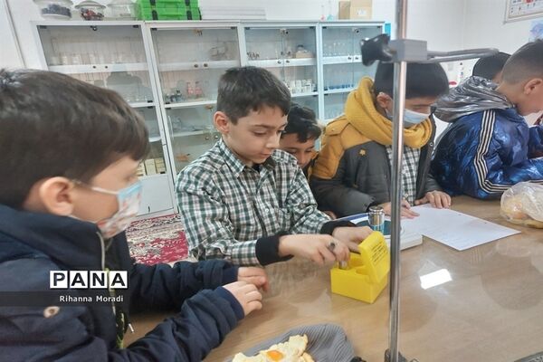 بازدید دانش‌آموزان ابتدایی دبستان سعدی یک از پژوهش‌سرای دانش‌آموزی