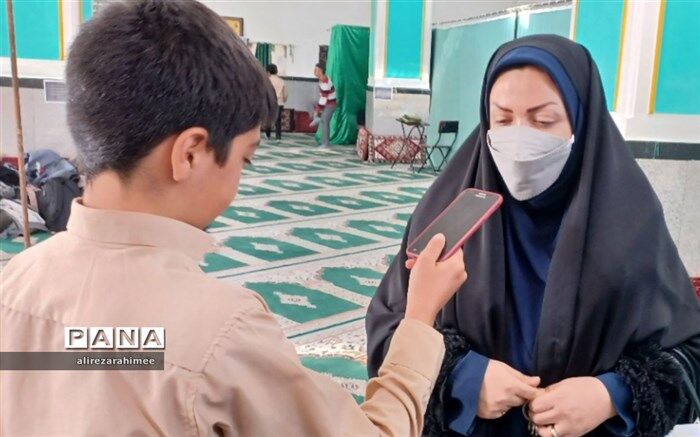 استقبال پرشور دانش‌آموزان فیروزکوه از برنامه پیش‌اجلاس نماز
