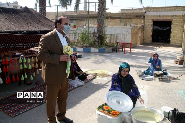 برگزاری جشنواره سنتی محلی در دبستان امام حسین(ع) شهرستان بهبهان