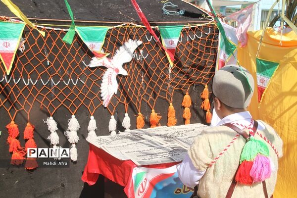 برگزاری جشنواره سنتی محلی در دبستان امام حسین(ع) شهرستان بهبهان