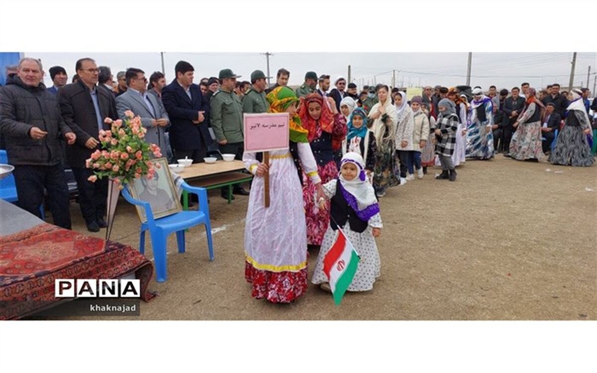 برگزاری جشنواره بازی‌های بومی ومحلی مدارس عشایری در پارس‌آباد