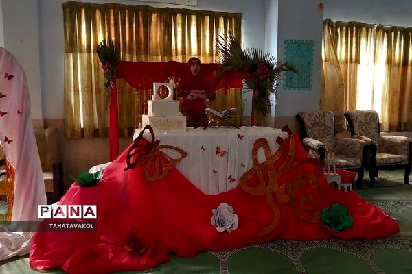 افتتاحیه نمایشگاه طرح جابر در دبستان دخترانه ریحانه