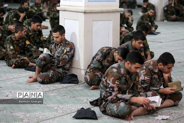 آئین معنوی اعتکاف در دانشگاه افسری امام علی(ع)