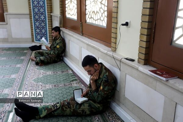 آئین معنوی اعتکاف در دانشگاه افسری امام علی(ع)