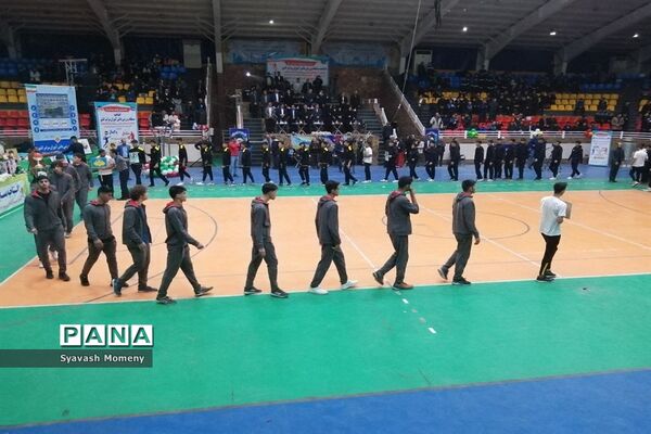 مراسم افتتاحیه مسابقات کشوری والیبال و بسکتبال در شیراز