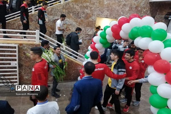 مراسم افتتاحیه مسابقات کشوری والیبال و بسکتبال در شیراز