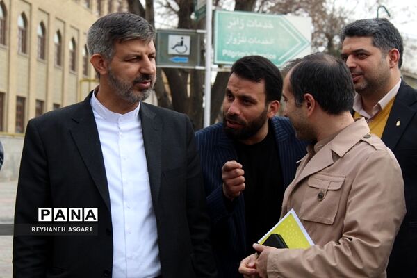 مراسم بدرقه اردوی «زیارت‌‌اولی‌ها» به مقصد مشهد مقدس