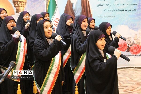 مراسم بدرقه اردوی «زیارت‌‌اولی‌ها» به مقصد مشهد مقدس