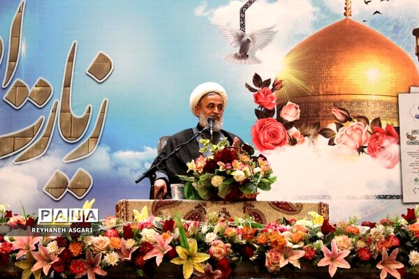 مراسم بدرقه اردوی «زیارت‌‌اولی‌ها» به مقصد مشهد مقدس