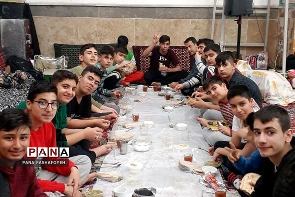برگزاری اعتکاف ویژه دانش‌آموزان پسر فشافویه