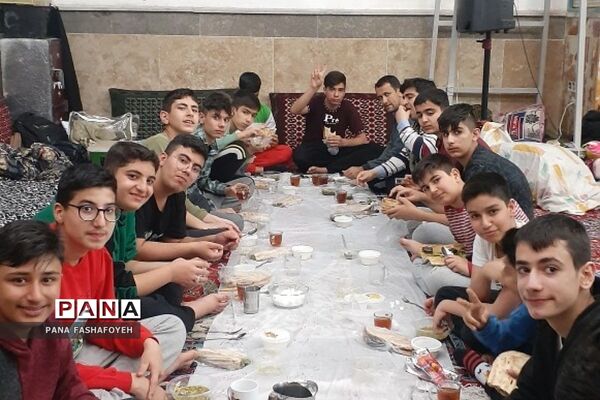 برگزاری اعتکاف ویژه دانش‌آموزان پسر فشافویه