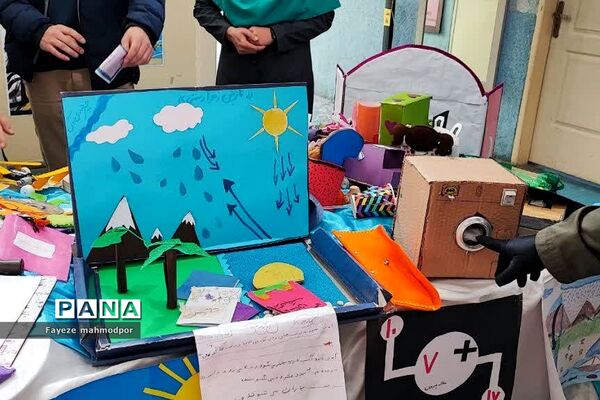 نمایشگاه دست‌سازه‌ها و جابربن‌حیان در مدارس رودهن
