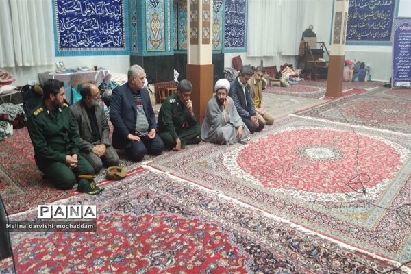 آیین اعتکاف دانش‌آموزی در تربت جام