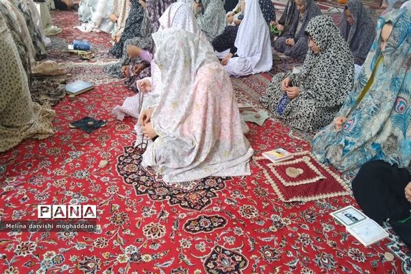 آیین اعتکاف دانش‌آموزی در تربت جام