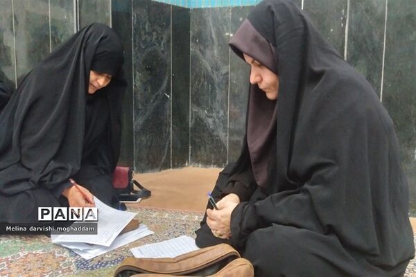 آیین اعتکاف دانش‌آموزی در تربت جام