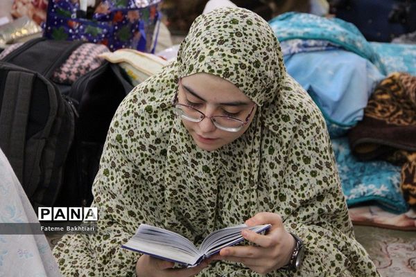 آخرین روز اعتکاف دانش‌آموزی دختران در ناحیه یک شهرری