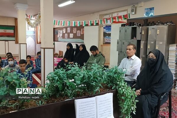 جشن تکلیف دانش‌آموزان دبیرستان استعدادهای درخشان شهید بهشتی رودهن