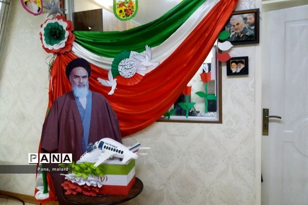 گرامیداشت دهه فجر در مدارس ملارد