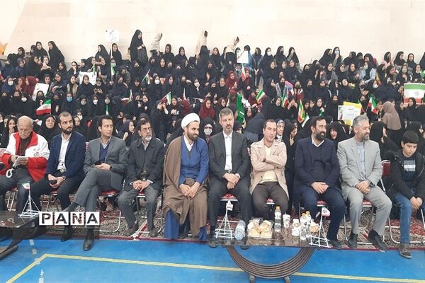 مراسم یاوران انقلاب دختران ناحیه ۷ مشهد