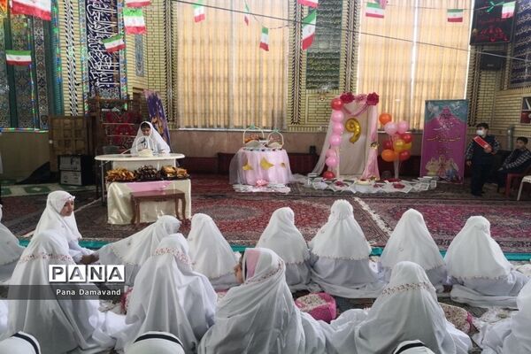 جشن عبادت دانش‌آموزان دختر روستای کالدشت دماوند