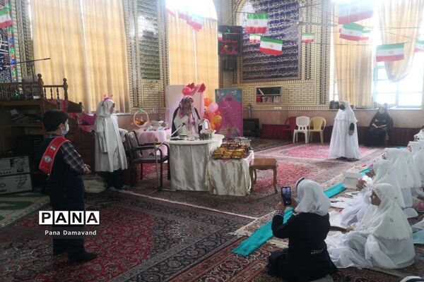 جشن عبادت دانش‌آموزان دختر روستای کالدشت دماوند