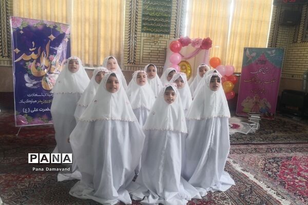 جشن عبادت دانش‌آموزان دختر روستای کالدشت دماوند