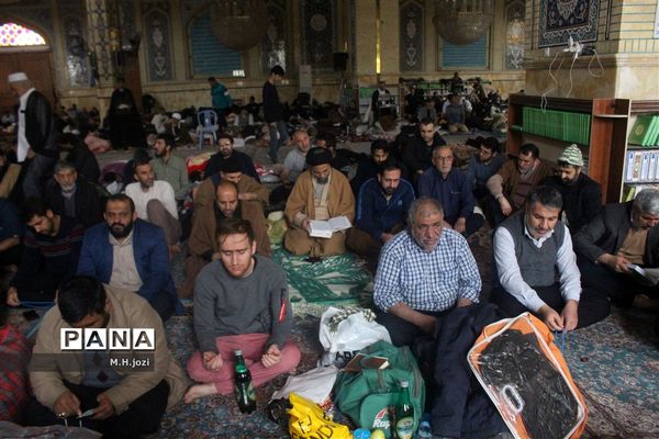 مراسم مذهبی اعتکاف در قم