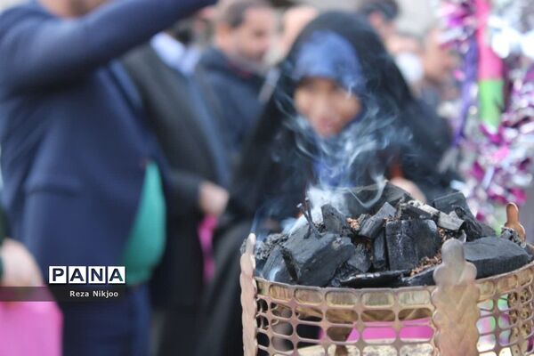 دانش‌آموزان بهارستانی راهی کربلای ایران شدند