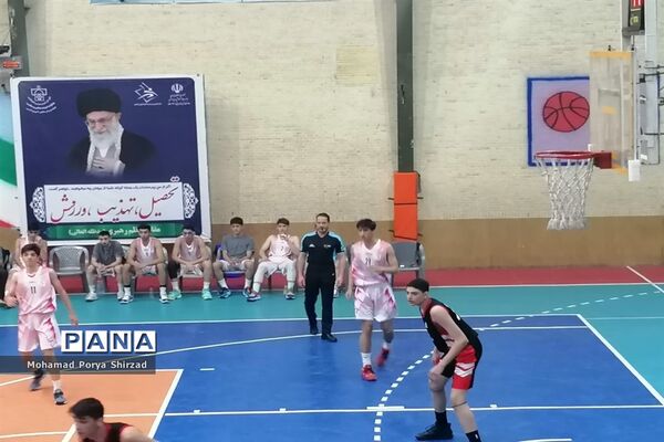 فینال مسابقات بسکتبال دانش‌آموزی در شیراز