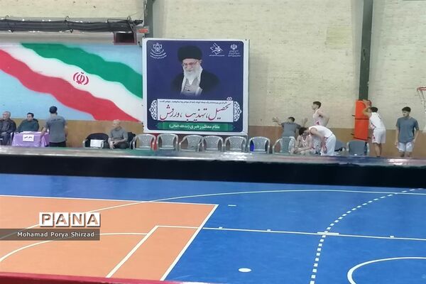 فینال مسابقات بسکتبال دانش‌آموزی در شیراز
