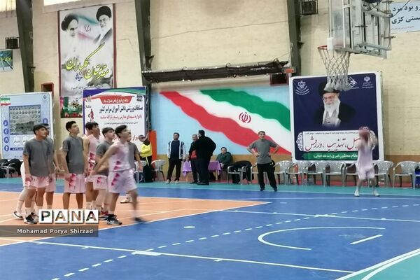 فینال مسابقات بسکتبال دانش‌آموزی در شیراز