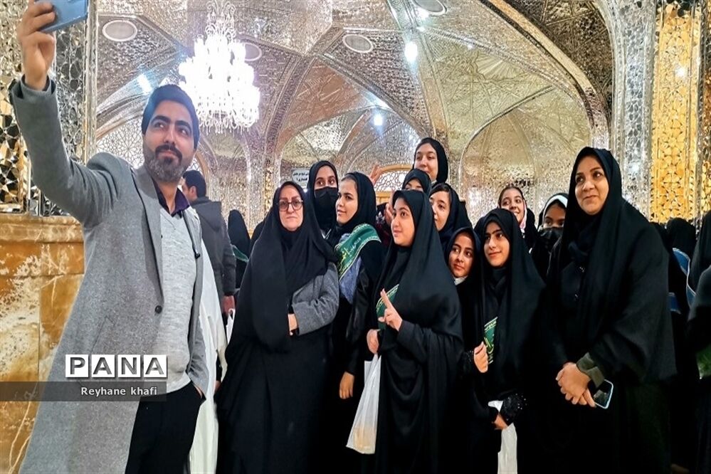 روز دوم اردوی زیارت اولی ها در حرم امام رضا(ع)