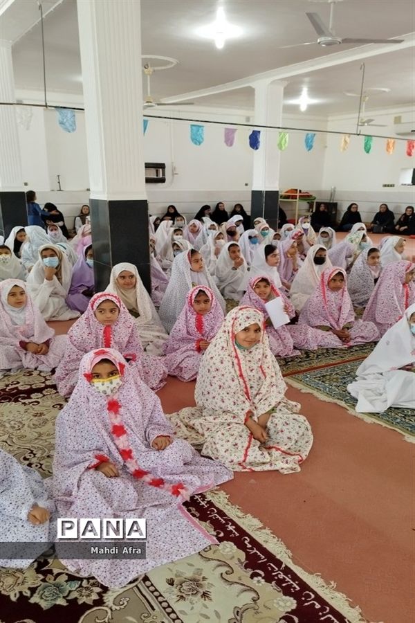 مراسم جشن تکلیف دانش آموزان دختر بخش تشان شهرستان بهبهان