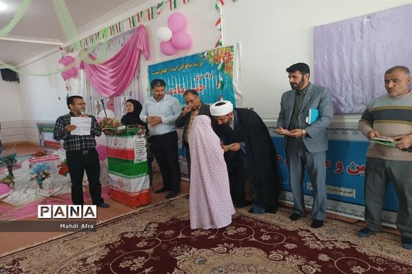 مراسم جشن تکلیف دانش آموزان دختر بخش تشان شهرستان بهبهان