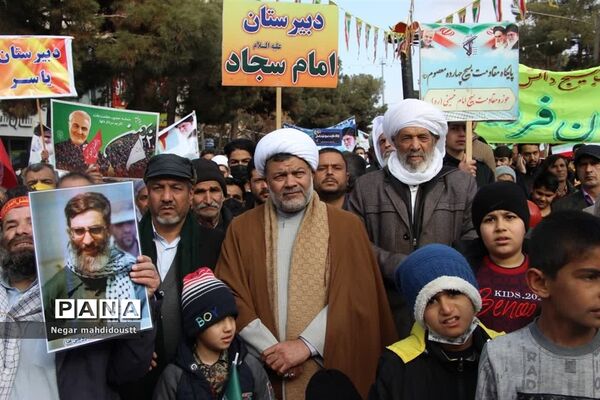 راهپیمایی ۲۲ بهمن در  تربت جام