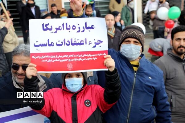 راهپیمایی ۲۲ بهمن در تربت جام