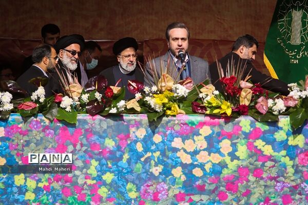 سخنرانی رئیس جمهوری در راهپیمایی ۲۲ بهمن