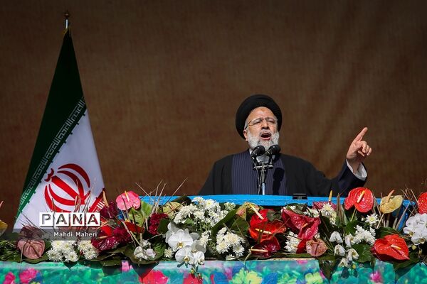 سخنرانی رئیس جمهوری در راهپیمایی ۲۲ بهمن