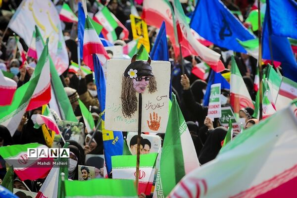 سخنرانی رئیس جمهوری در راهپیمایی ۲۲ بهمن