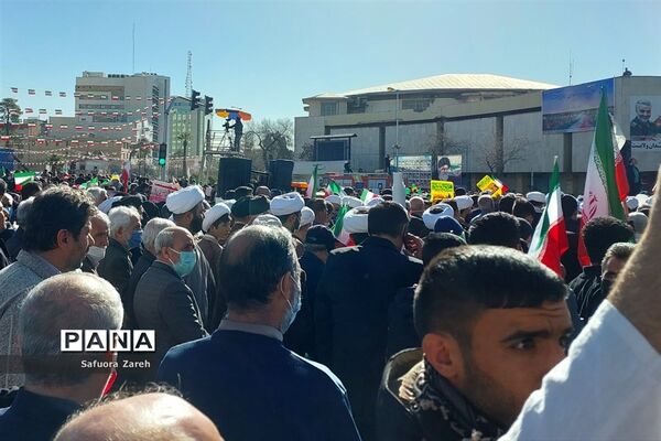 راهپیمایی ۲۲ بهمن در شیراز