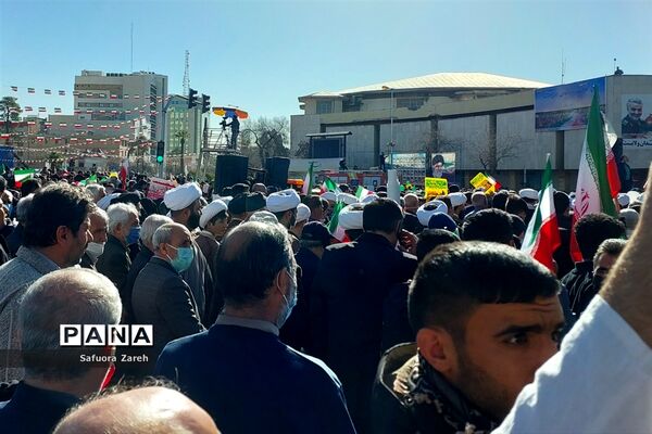 راهپیمایی ۲۲ بهمن در شیراز