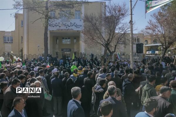 راهپیمایی با شکوه یوم الله ۲۲ بهمن در شهرستان ابرکوه