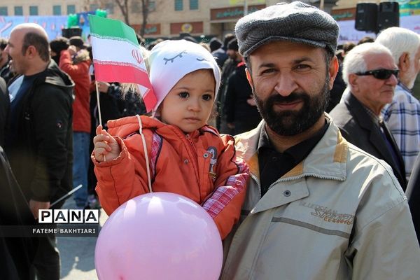 راهپیمایی باشکوه 22 بهمن در ناحیه یک شهرری